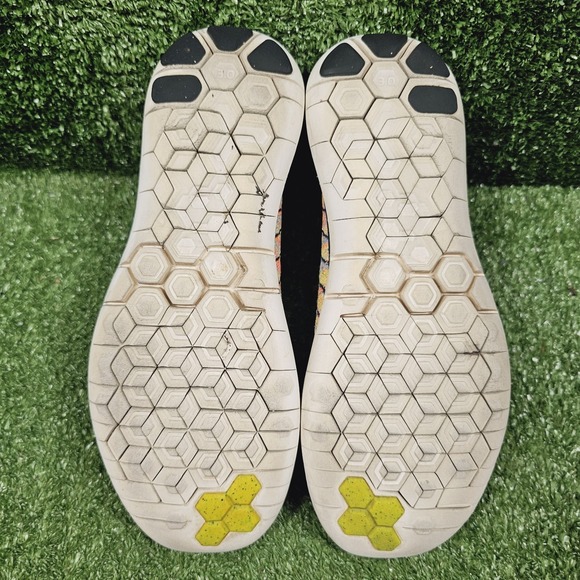 Nike Free 3.0 Flyknit Multi-Color Athletic Barefoot Sneakers 718418-011 Mens 8.5 - Picture 8 of 12